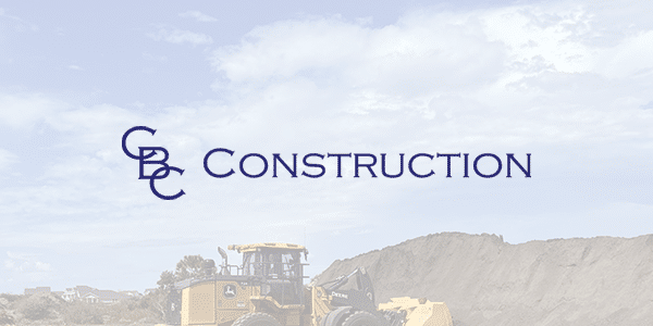 CBC Construction logo with bull dozer in the background | CBC Construction offers professional construction services in the Bay, Gulf, Walton, Washington and surrounding counties in Florida. With expertise in storm, sewer, water, utilities, roadways, parking, earthwork, and land clearing, we serve the multi-family residential, commercial, government, healthcare, hospitality, and industrial sectors.